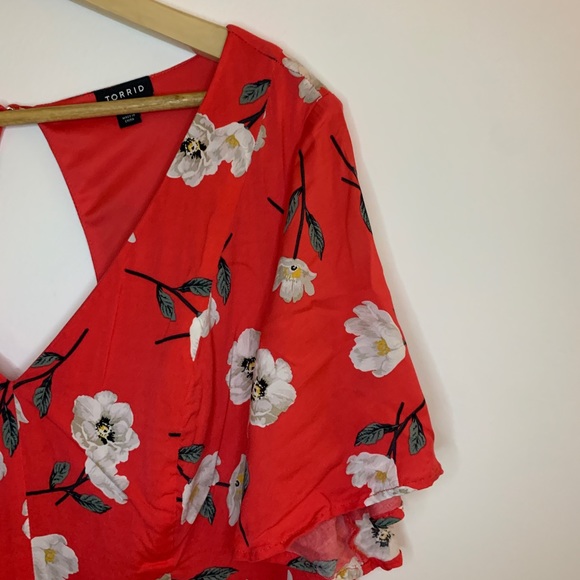 Torrid Maxi Challis Walk-Through Dress - Picture 4 of 10